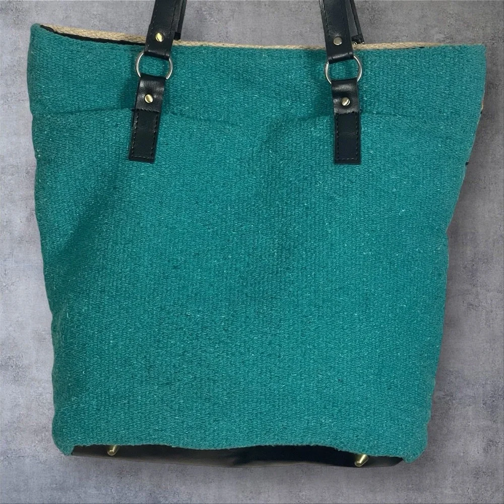 El Paso Saddle Blanket Company Tote Purse Southwestern Aztec Native Cotton‎ Boho